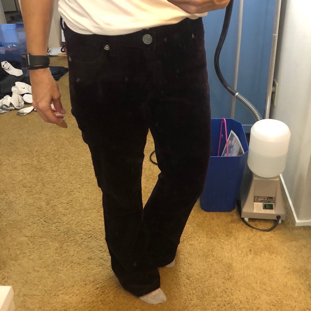 Kut from Kloth Maroon Cord Bootcut pants Sz 8